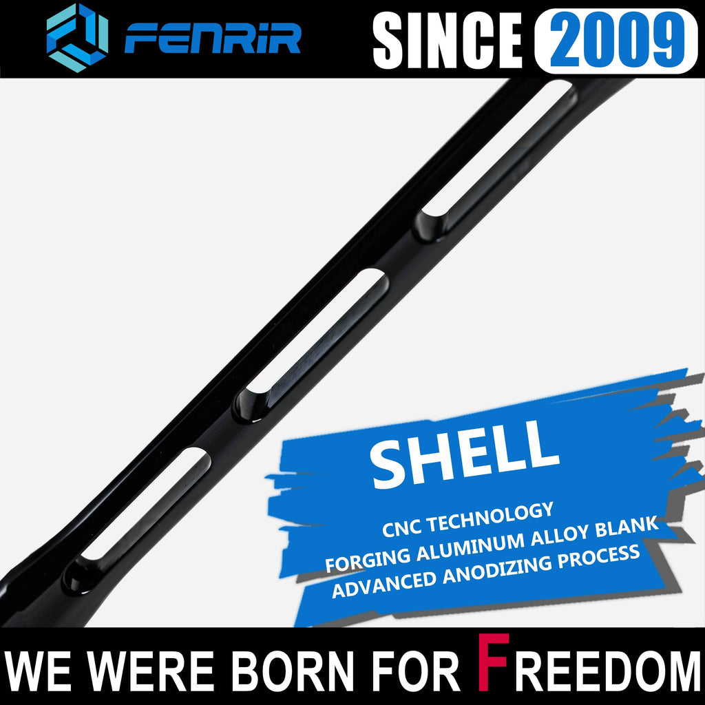 Fenrir Motorcycle Shift Linkage Shifter Rod CNC Forged Aluminum Alloy Adjustable Compatible with Harley Davidson Touring Softail Dyna Trike