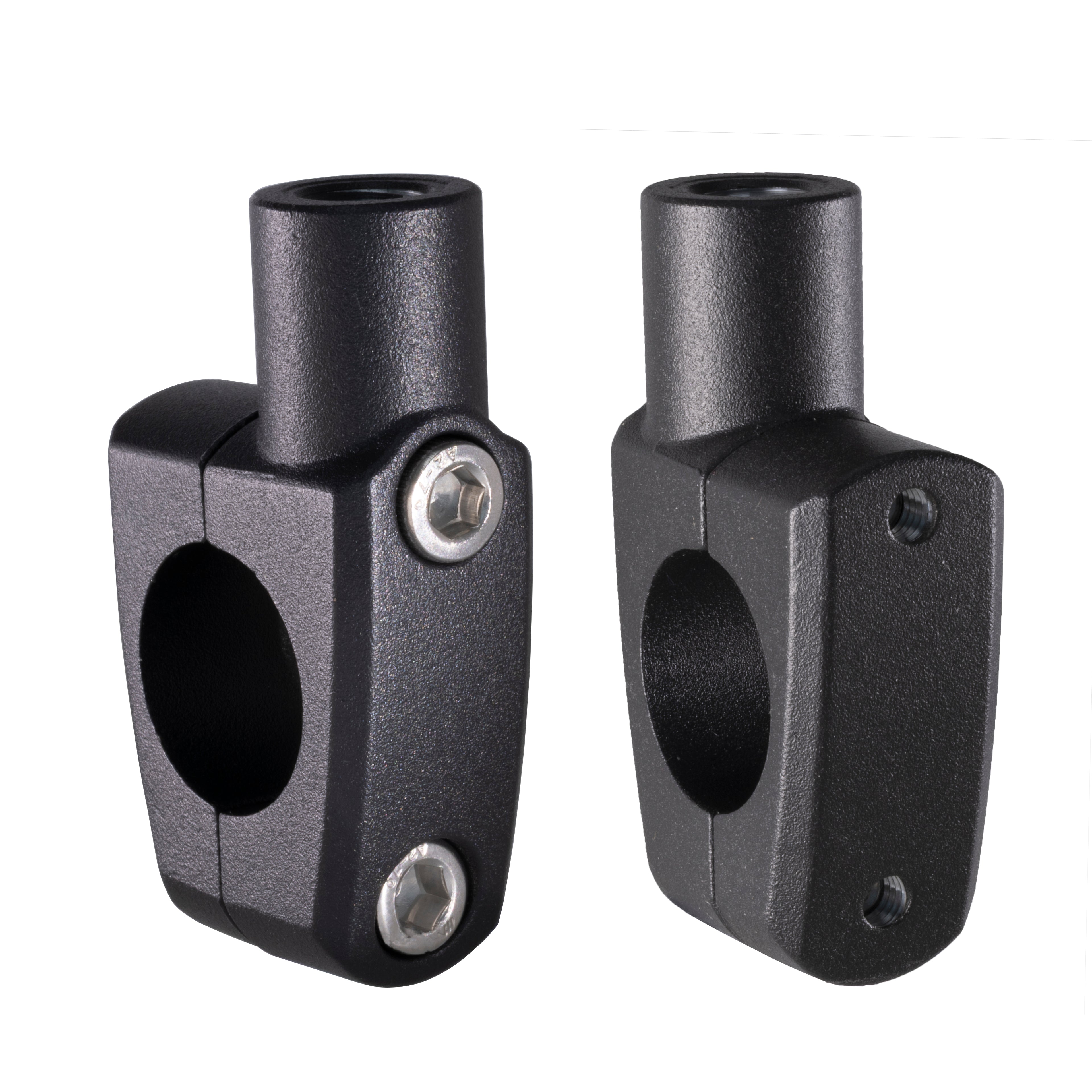 FENRIR Motorcycle Mirrors Indestructible Folding Function Anti-glare Curved Lenses Anti-vibration Design Adjustable Designed for road off-road Adventure (801-0118)