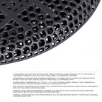 FENRIR 3D Printed Motorcycle Seat Cushion 809-Y050 Black Ergonomic Design Breathable Shock Absorbing Honeycomb Matrix Comfort Pad For Cruiser Touring Long Rides
