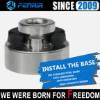 Fenrir Motorcycle Quick Release Seat Bolt Screw Base Kit 304 Stainless Steel Chrome Finish For 1997-now Sportster Dyna Softail Touring CVO