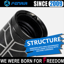 Load image into Gallery viewer, Fenrir Wheel Tire Valve Stem Caps Covers 304 Stainless Steel PVD Surface Treatment Anti-Leakage Design Compatible with American Schrader Valve Motorcycle Car SUV ATV UTV Bicycle