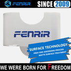 FENRIR Increase 3CM Motorcycle Handlebar Riser Sliver Aluminum Alloy For 22MM Handlebar