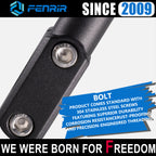 Fenrir Rad Reifen Ventilkappen Abdeckungen 304 Edelstahl PVD-Oberflächenbehandlung Auslaufsicher Kompatibel mit amerikanischem Schrader-Ventil Motorrad Auto SUV ATV UTV Fahrrad