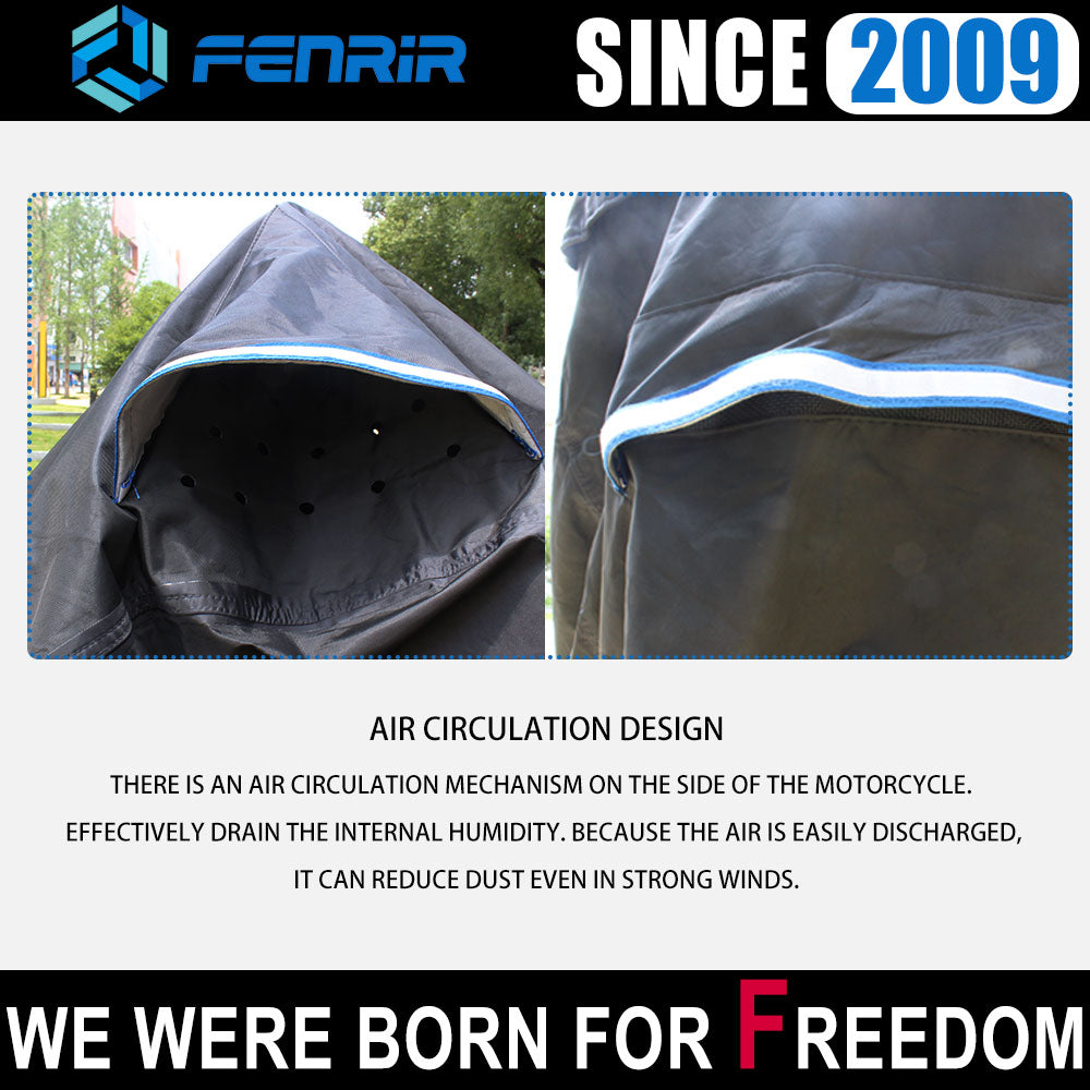 Fenrir Three Wheel Motorcycle Cover All Season Protection Waterproof Outdoor Storage Antenna Hole Design Quick Release Luggage Design for Can-Am Spyder RT Limited/Sea-to-Sky Spyder F3 Limited/Special Series Canyon Redrock