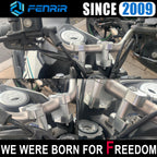 FENRIR Increase 3CM Motorcycle Handlebar Riser Sliver Aluminum Alloy For 22MM Handlebar