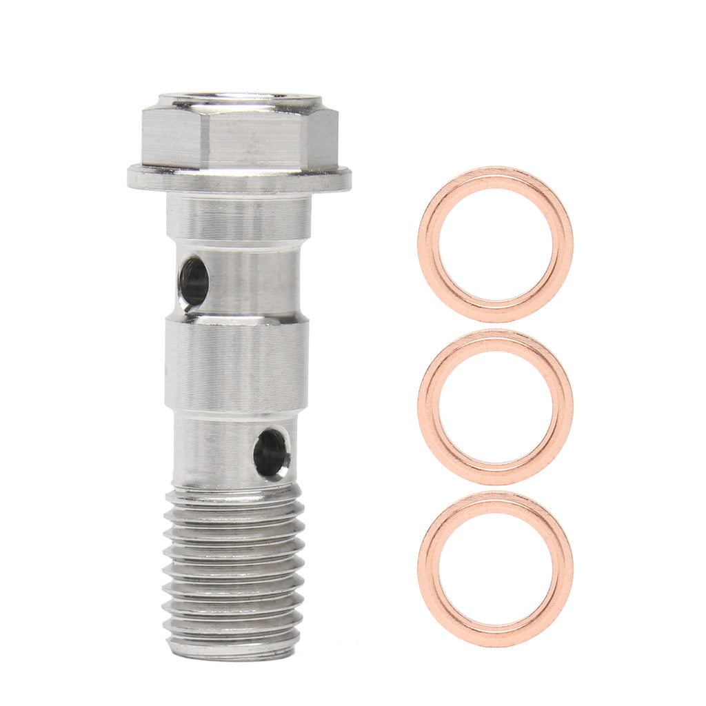 M10X1.0 Double Banjo Bolt Oil Line Screw