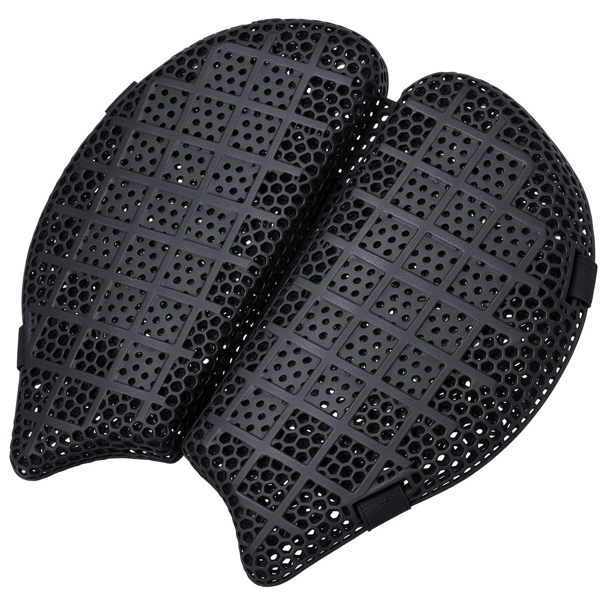 FENRIR 3D Printed Motorcycle Seat Cushion 809-Y050 Black Ergonomic Design Breathable Shock Absorbing Honeycomb Matrix Comfort Pad For Cruiser Touring Long Rides