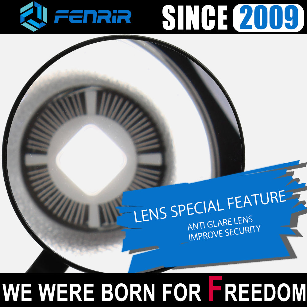 FENRIR EMARK Motorcycle Handlebar Bar End Mirrors For Aprilia Tuono660 TuonoV4(2015-2024) Tuono1000 Mana850 Shiver750 Shiver900 Mana850 SR GT 125 SR GT 200 Pegaso650 RSV1000 RST1000 SL1000