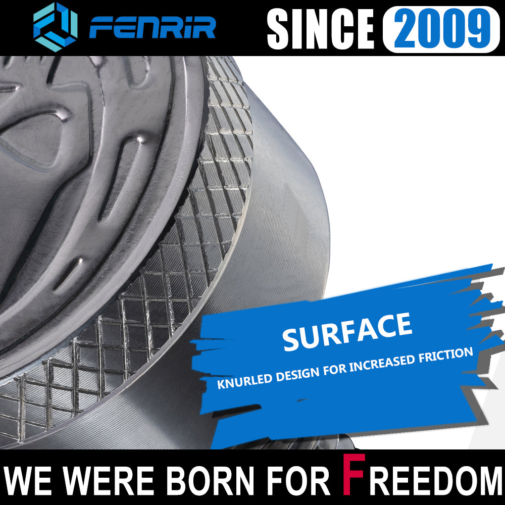 Fenrir Motorcycle Seat Anti Theft Bolt Security Screw Kit Silver 304 Stainless Steel Metal Engraving Skull Horseshoe Motif Compatible with Harley Davidson 1997-Now Sportster Softail Dyna Touring