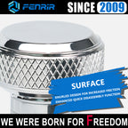 Fenrir Motorcycle Custom Quick Release Seat Bolt Screw Base Kit 304 Stainless Steel Chrome Finish For 1997-now Sportster Dyna Softail Touring CVO