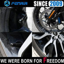 Load image into Gallery viewer, Fenrir Wheel Tire Valve Stem Caps Covers 304 Stainless Steel PVD Surface Treatment Anti-Leakage Design Compatible with American Schrader Valve Motorcycle Car SUV ATV UTV Bicycle