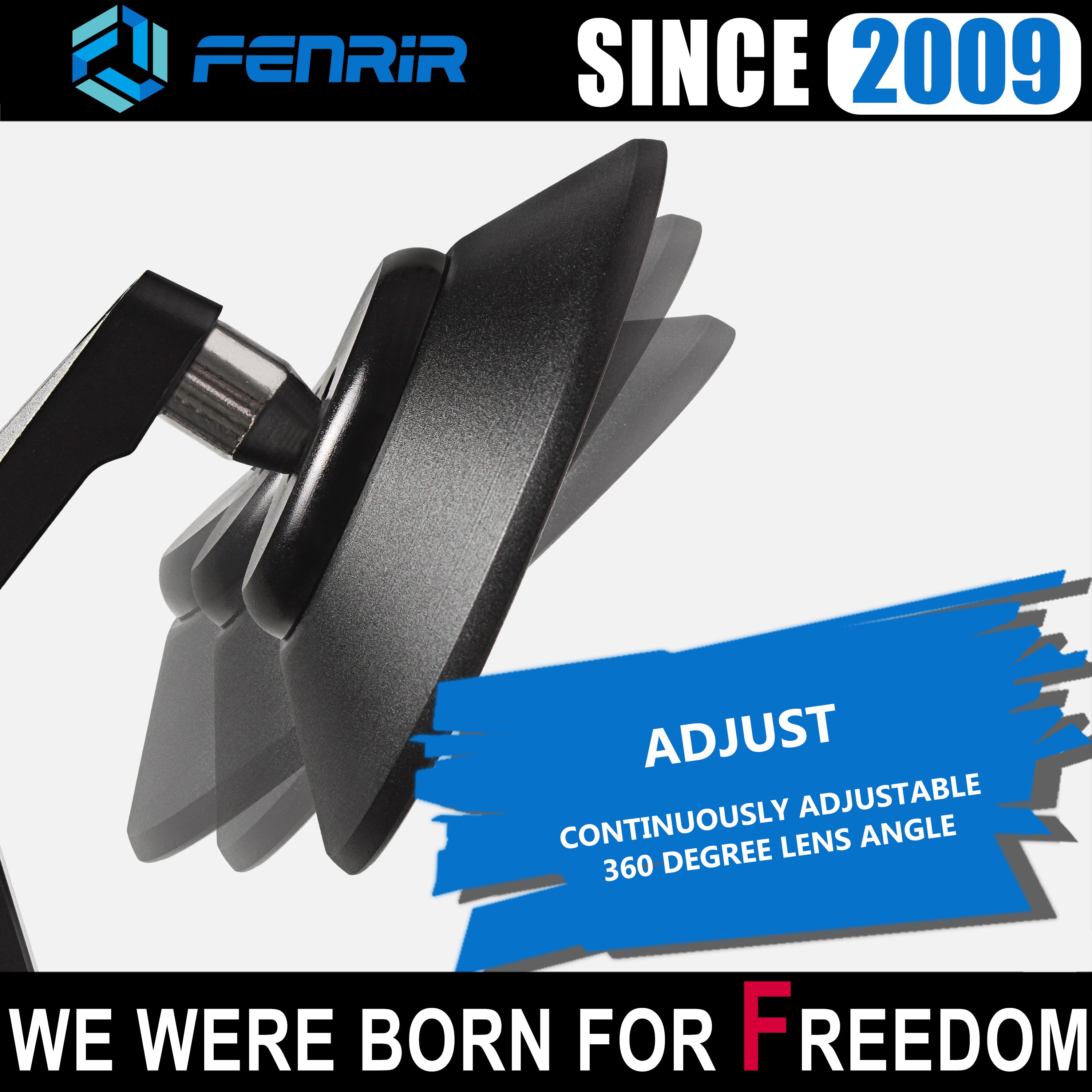 Espelho da extremidade da barra da motocicleta FENRIR para Z1000 Z900 Z800 Z750 Z400 Z900RS Z650RS ZH2 Ninja1000 Ninja400 ZX6R ZX10R ZX25R ZX14R ER6N ER6F Vulcan S ZRX1200