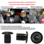 FENRIR Motorcycle mirror Hole Plug 304 Stainless steel For M10XP1.25 4 pieces 801-0396