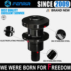 FENRIR 304 Stainless Steel Motorcycle Swing Arm Spools Paddock Stand Bobbins Cotton Reels Sliders