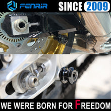 将图片加载到图库查看器，FENRIR 304 Stainless Steel Motorcycle Swing Arm Spools Paddock Stand Bobbins Cotton Reels Sliders