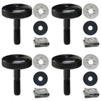 FENRIR Motorcycle Saddlebag Locks Security Bolt Knobs Fasteners Hardware Kit 304 Stainless Steel For Harley Davidson 1993-Now Touring Electra Glide Road Glide Road King Street Glide Ultra Limited