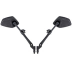 FENRIR Motorcycle Mirrors Indestructible Folding Function Anti-glare Curved Lenses Anti-vibration Design Adjustable Designed for road off-road Adventure (801-0118)