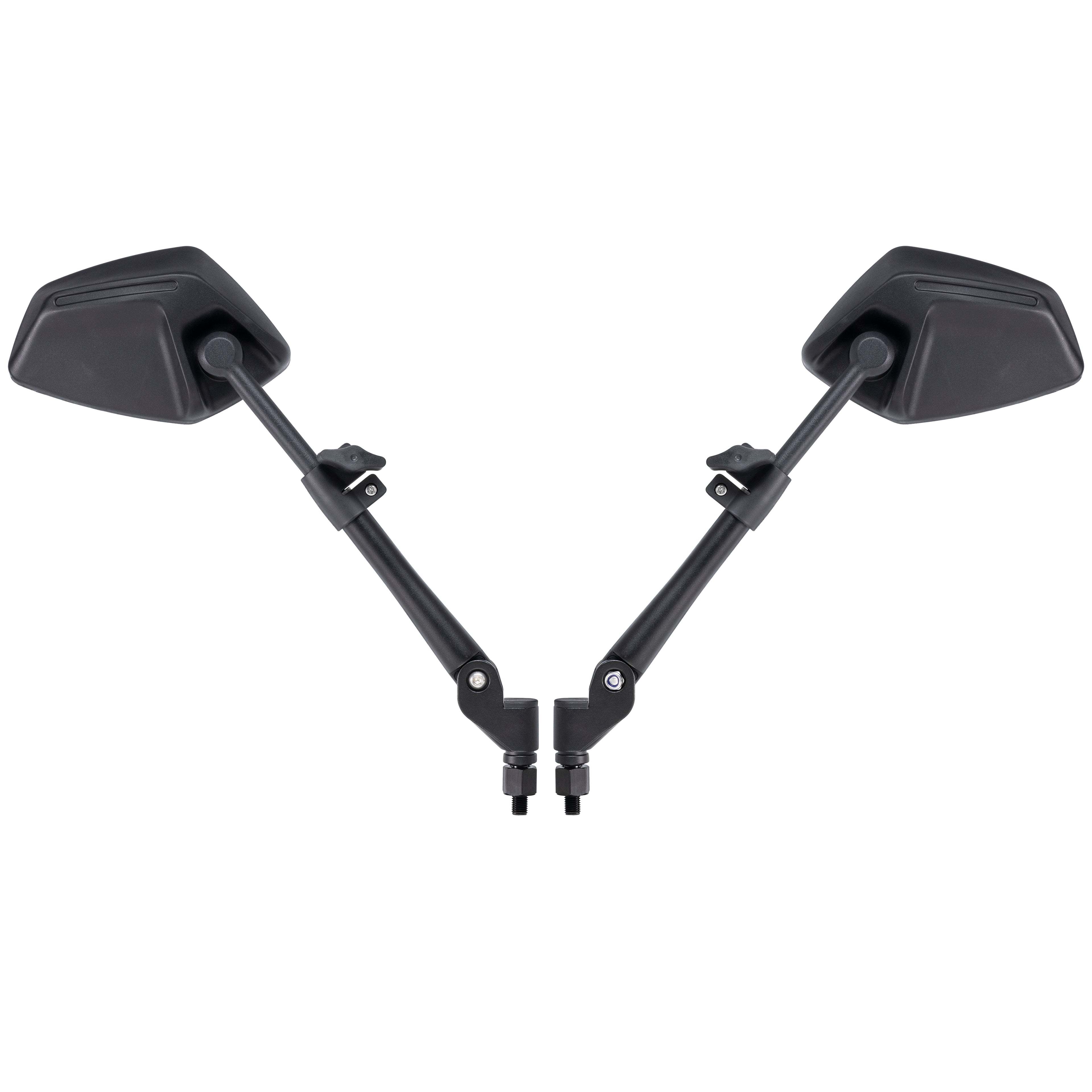 FENRIR Motorcycle Mirrors Indestructible Folding Function Anti-glare Curved Lenses Anti-vibration Design Adjustable Designed for road off-road Adventure (801-0118)