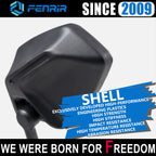FENRIR Motorcycle Mirrors Indestructible Folding Function Anti-glare Curved Lenses Anti-vibration Design Adjustable Designed for road off-road Adventure (801-0118)