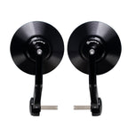 Espejo de extremo de manillar para motocicleta FENRIR EMARK para Kawasaki Z900RS Z650RS Vulcan S Eliminator ZRX1200 Z1100 Z1000 Z900 Z800 Z750 Z500 Z400 ZH2 Ninja500 Ninja400 ZX6R ZX10R ZX25R ZX4R ZX14R ER6N ER6F
