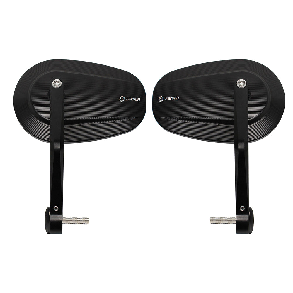FENRIR Emark Motorcycle Handlebar Bar End Mirrors For Moto guzzi V7 V9 V100 V11 V85strada Nevada750 Breva750 Griso Audace1400 1200SPORT MGX21 MGS01