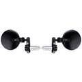 FENRIR CNC Forged Aluminum Alloy Round Black Motorcycle Bar End Mirrors 801-0366