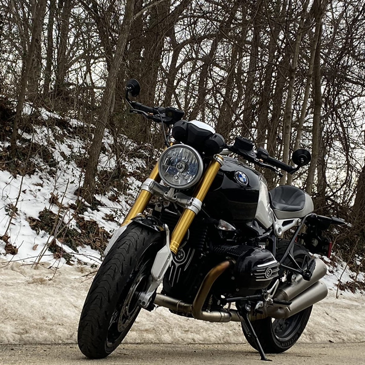 FENRIR 摩托車把手端後照鏡 適用於 RnineT R12nineT S1000R R12 R18 F800R F900R R1300R R1250R R1200R HP4 M1000R M1000XR S1000XR F900XR R1300GS R1250GS F900GS F850GS F800GS F750GS S1000RR