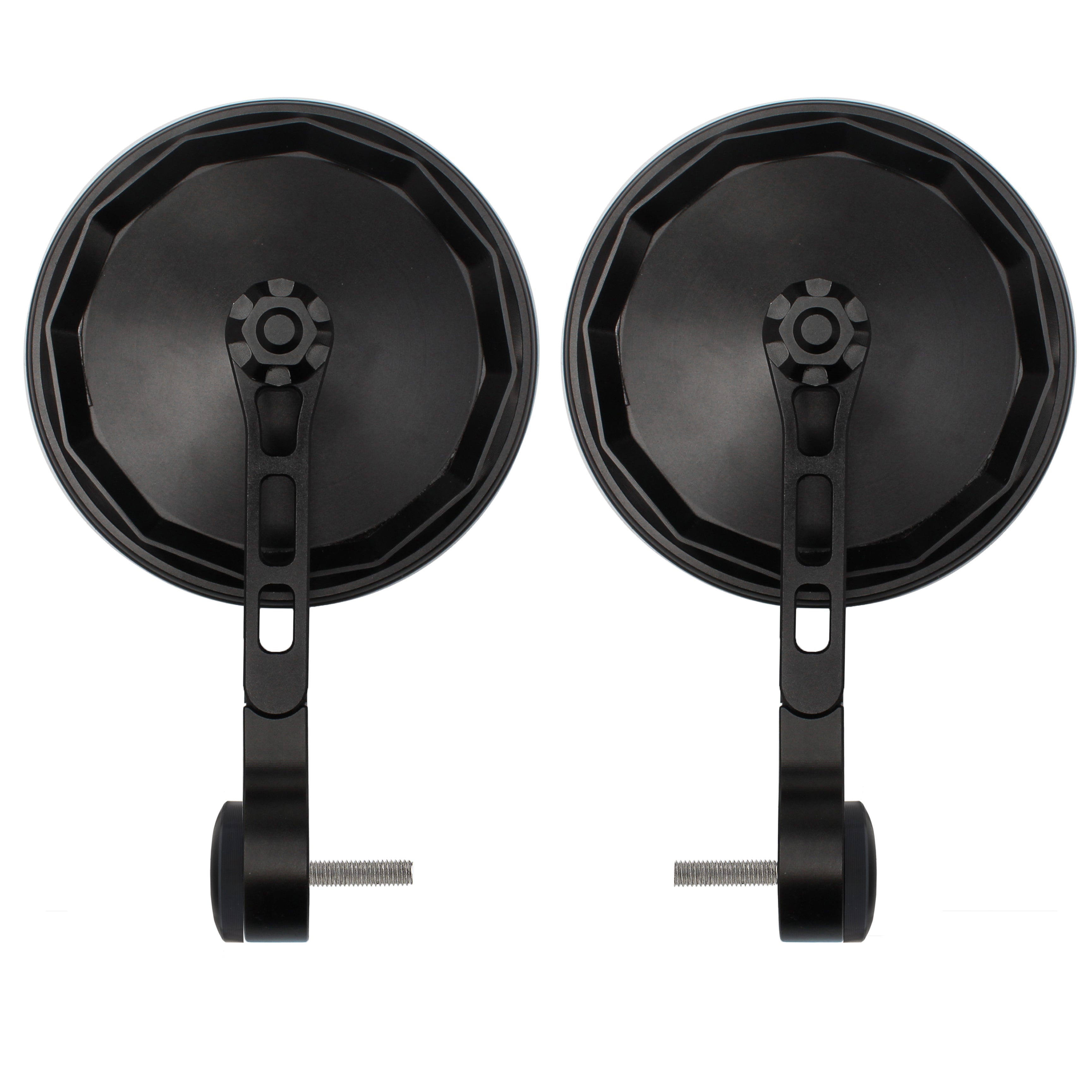 FENRIR EMARK Motorcycle Handlebar Bar End Mirrors For MOTO GUZZI V7 V9 V11 V100 V85Strada Audace1400 Breva750 Griso MGX-21 Nevada750