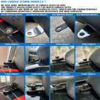 Fenrir Motorfiets Snelsluiting Zittingbout Schroef 304 Roestvrij Staal Zwarte Afwerking Voor 1997-nu Sportster XG XL Dyna Softail Touring CVO