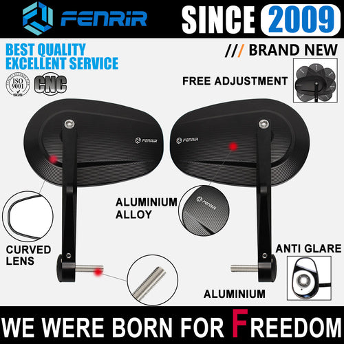FENRIR Emark Motorrad Lenkerendspiegel für Suzuki GSX8T GSX8TT GSX8S GSX8R GSXR1000R 2017-2026 Hayabusa 2021-2026 DR-Z4S DR-Z4SM