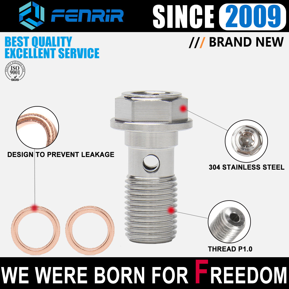 M10X1.0 Banjo Bolt Oil Line Screw