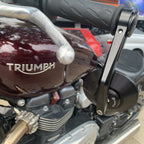 FENRIR Emark CNC Aluminum Alloy Round Cafe Racer Retro Black Motorcycle Bar End Mirrors Side Handlebar Mirror 801-0378