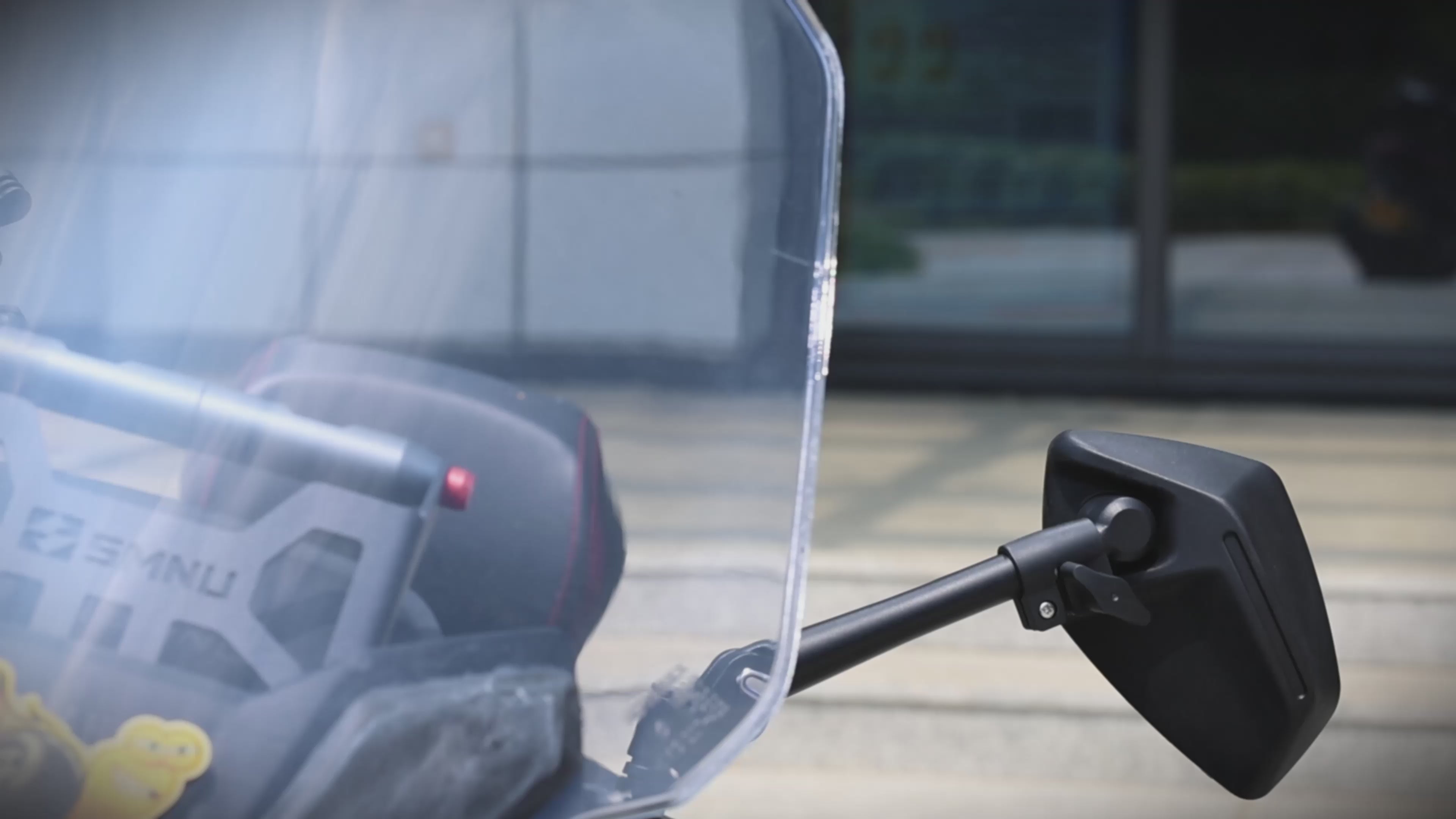 FENRIR Motorcycle Mirrors Indestructible Folding Function Anti-glare Curved Lenses Anti-vibration Design Adjustable Designed for road off-road Adventure (801-0118)