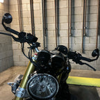 FENRIR 摩托車把手端後照鏡 適用於 RnineT R12nineT S1000R R12 R18 F800R F900R R1300R R1250R R1200R HP4 M1000R M1000XR S1000XR F900XR R1300GS R1250GS F900GS F850GS F800GS F750GS S1000RR