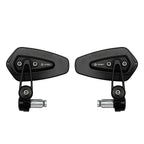 FENRIR Hợp kim nhôm CNC Cafe Racer Màu đen Xe máy Thanh cuối Gương gấp Tay lái Gương Đa năng Chế độ xem phía sau cho Xe tay ga đường phố Naked Sport