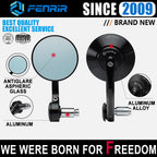 FENRIR Motorcycle Handlebar Bar End Mirrors For Kawasaki Z125 PRO Z250SL Z650 ESTRELLA250 NINJA250SL NINJA650