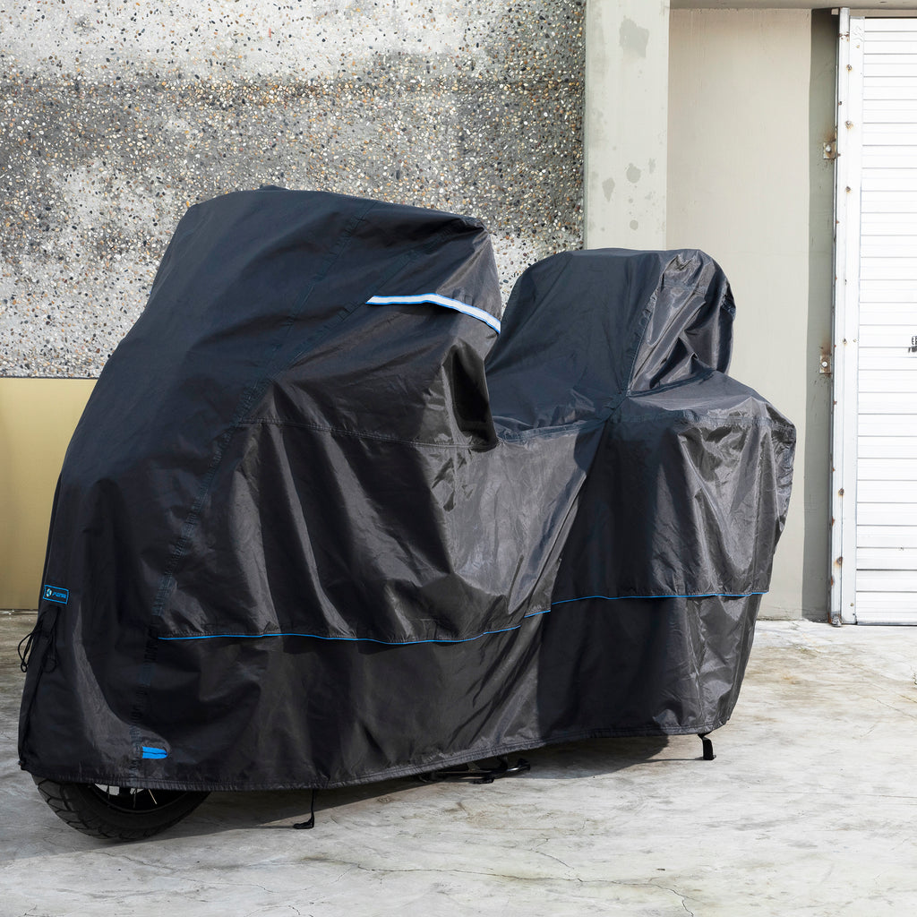 FENRIR najwyższej klasy 420D 230 CM/90 "CALI pokrowiec motocyklowy wodoodporny do przechowywania bagażu na zewnątrz projekt dla Adventure Touring Sport Street (1 pudełko/2 pudełko/3 pudełko)