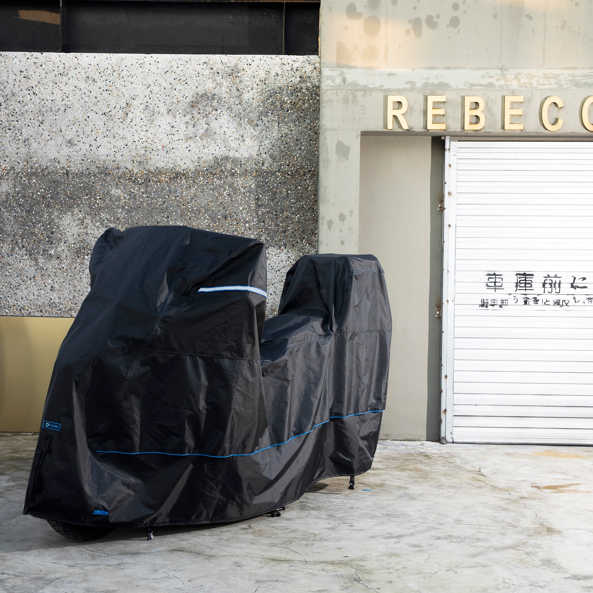 FENRIR Top Grade 420D 230CM/90"INCH Motorcycle Cover Waterproof Outdoor Storage Luggage Box Design for Adventure Touring Sport Street (1BOX/2BOX/3BOX)