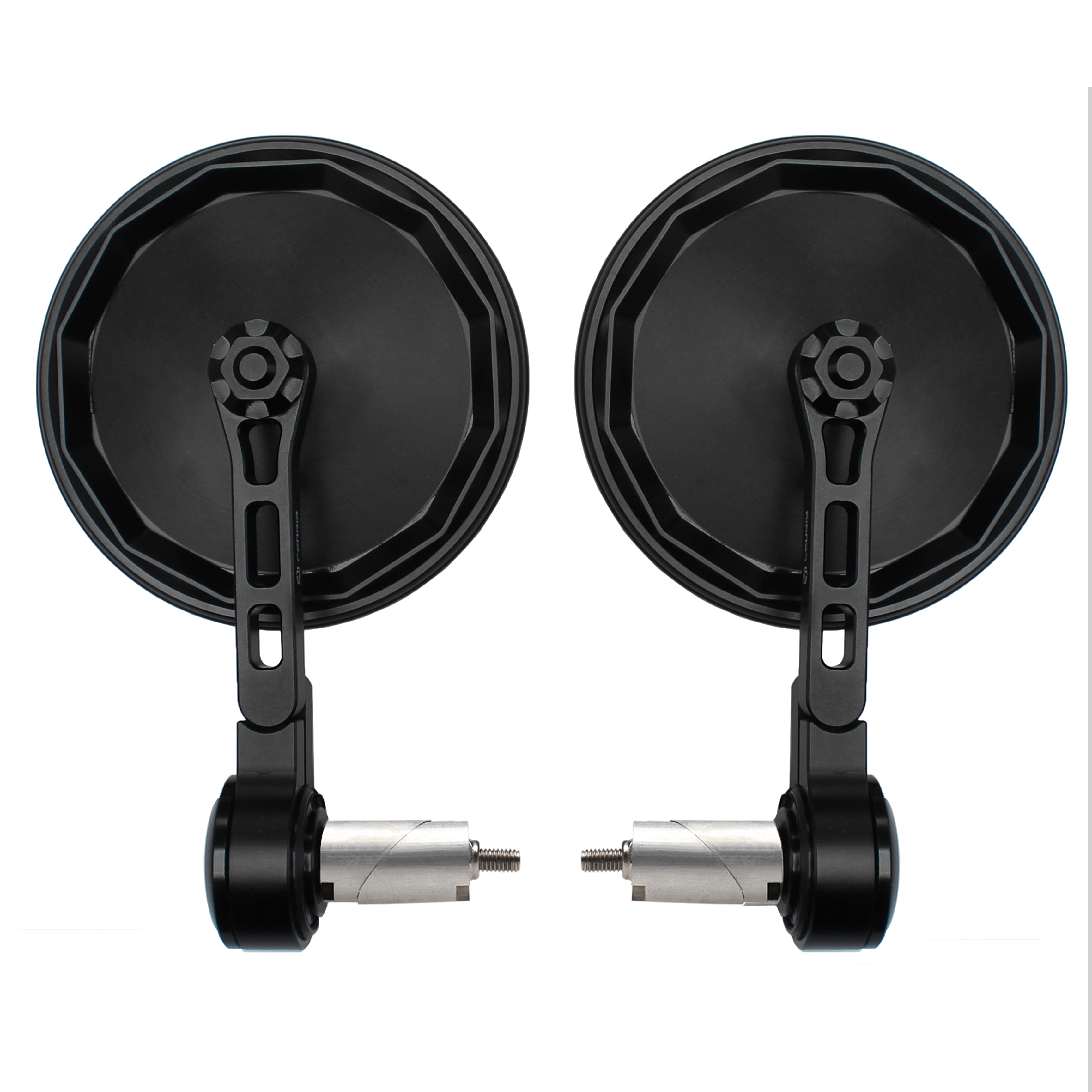 1"INCH25MMハンドルバー用フェンリルモーターサイクルバーエンドミラー