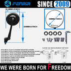 FENRIR Emark Motorcycle side Mirror For Royal Enfield Bullet350 Bullet500 Classic350 Classic500 Continental GT 650 Himalayan Interceptor650 INT650 Meteor350 Scram411 Super Meteor 650 ThunderBird