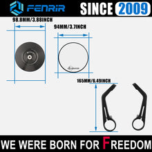 Load image into Gallery viewer, FENRIR EMARK Motorcycle Bar End Mirror for CB250F/CB250R/CB300F/CB300R/CB500F/CB500X/CB650F/CB650R/CBR125R/CBR150R/CBR250R/CBR300R/CBR400R/CBR500R/CBR650F/CBR650R/CT125/C125/C110/C50