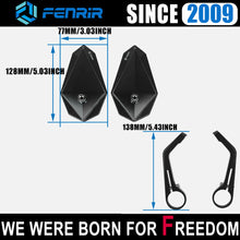 Load image into Gallery viewer, FENRIR Motorcycle Bar End Mirror for Z1000 Z900 Z800 Z750 Z400 Z900RS Z650RS ZH2 Ninja1000 Ninja400 ZX6R ZX10R ZX25R ZX14R ER6N ER6F Vulcan S ZRX1200