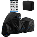 FENRIR Housse de moto de qualité supérieure 420D 230CM/90"POUCES Imperméable Stockage extérieur Design boîte à bagages pour Adventure Touring Sport Street (1BOX/2BOX/3BOX)