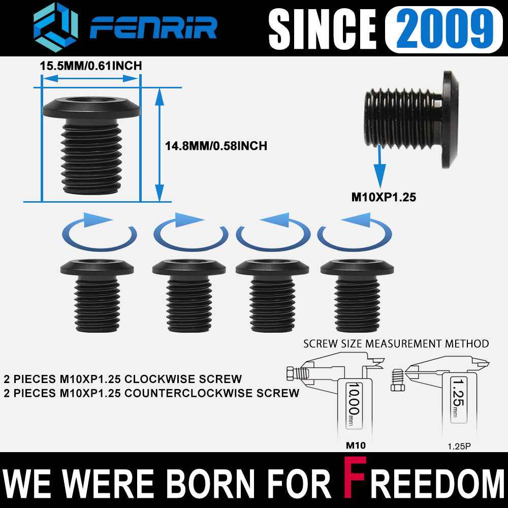 FENRIR Motorcycle mirror Hole Plug For Size M10XP1.25 – FENRIR