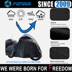 フェンリル108"275CM420Dモーターサイクルカバー防水アウトドアツーリングゴールドウイングスターベンチャーK1600GTLロードマスターロードグライドウルトラリミテッドボイジャー