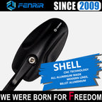 FENRIR CNC Алюминиевый сплав Cafe Racer Черный мотоцикл Бар Торцевые зеркала Боковые зеркала на руль Универсальный вид сзади для спорта Naked Street Cruiser Scooter