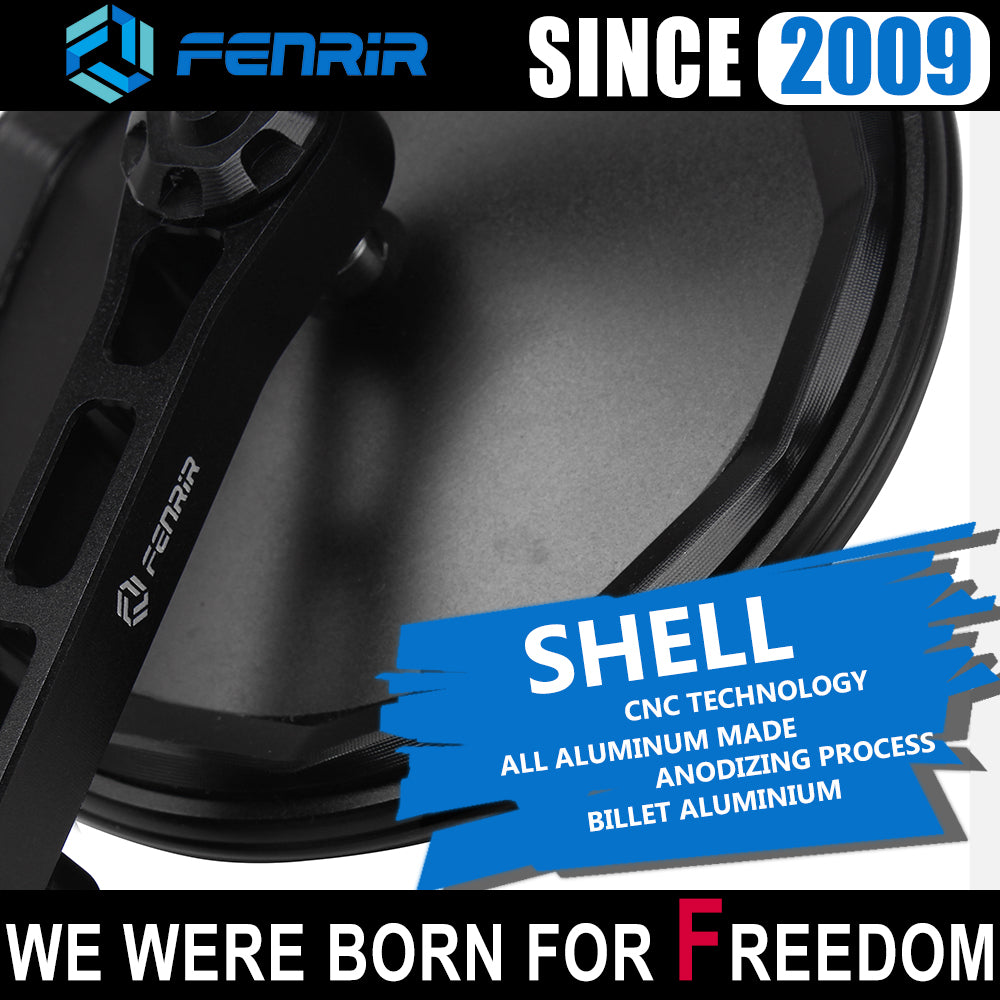 Specchietto da manubrio FENRIR EMARK per Kawasaki Z900RS Z650RS Vulcan S Eliminator Z1100 Z1000 Z900 Z800 Z750 Z500 Z400 ZH2 Ninja500 Ninja400 ZX10R ZX6R ZX4R ZX25R ZX14R ER6N ER6F ZRX1200 ZRX1100