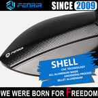 FENRIR Universal Motorcycle Side Mirror CNC Aluminum Alloy Anti-glare Curved Lens Big view Anti-vibration Street sports Cruise Adventure Scooter
