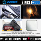 FENRIR 420D Oxford Cloth 80" 205CM Motorcycle Cover Exhaust Pipe Anti-Scalding Waterproof Outdoor Outside Storage Length Extension Function top Box Design Windshield Design for Scooter