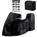 FENRIR Housse de moto de qualité supérieure 420D 230CM/90"POUCES Imperméable Stockage extérieur Design boîte à bagages pour Adventure Touring Sport Street (1BOX/2BOX/3BOX)